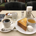 喫茶室ルノアール - ブレンドコーヒーとモーニングセットA