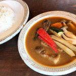 旅人カレー - 「旅スープカレー」（1,000円）。