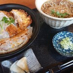 江戸蕎麦 詩菜野  - カツ丼＋小そばセット