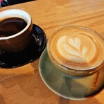 Coffee Affairs Roasters - コク深く香ばしいエスプレッソに奥深いヘーゼルナッツの風味がたまらないラテ、アメリカーノもベースのエスプレッソが華やかで香ばしい！
