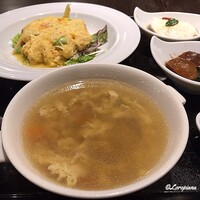 中国料理 豪華 -  蔬菜鶏蛋湯