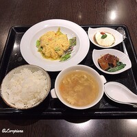中国料理 豪華 - 蟹玉(芙蓉蟹)ﾗﾝﾁｾｯﾄ