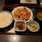 きしや - ランチ　スタミナ炒め定食850円！