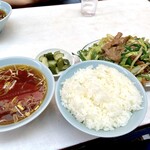 珍々軒 - レバニラ炒めライス（900円）