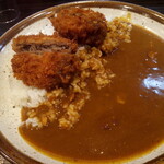 Koko Ichiban Ya - 牛メンチカツカレー、ご飯200g、2辛