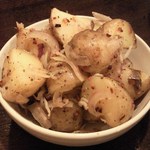金町製麺 - '12/05/23 愛知県産 シラスのガーリックポテト（380円）