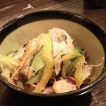 金町製麺 - '12/05/23 北海道産 タコと野菜のマリネ（380円）