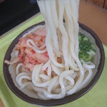 うどん さか枝 - 麺のリフトアップ