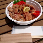 Daimaou Terasu - から揚げ丼(テイクアウト)550円