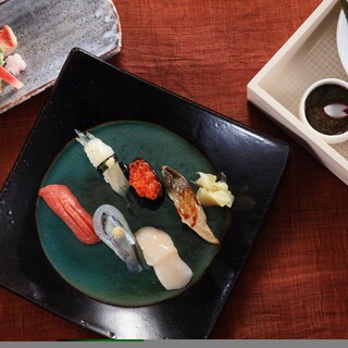 正統的な江戸前寿司を愉しめる寿司カウンター