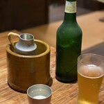 Teshigotoya Jun - ハイランドビールと日本酒1合