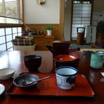 そば処福寿 - 食後の風景