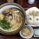 山乃家 - 和風中華そば定食・８５０円