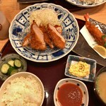 Tonkatsu Hachi Bee - 選べる膳　1580円　三元豚のヒレ　と大海老