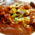 エンジェルズ - カレーに野菜炒めを合わせる大胆さ‼そして合う～o(^▽^)o