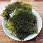 オノミチ - ラーメン650円麺硬め。海苔増し100円。