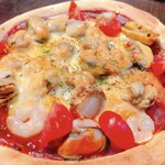 HASHIYA style Seafood pizza