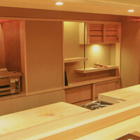 銀座 よし澤 - お店のカウンター