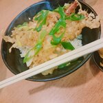 力餅 - 天丼670円✨カラッと揚げたてのエビ天2本♬ご飯が進みます！