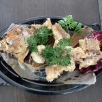 割烹 清風 - 甘鯛のうろこ揚げ