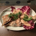 割烹 清風 - 甘鯛のうろこ揚げ（盛り付け）