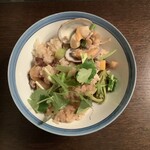 割烹 清風 - 炊き込みご飯（盛り付け）