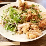 郷酒 - とりからネギソースアップ