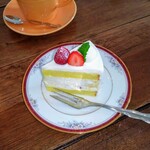 ランプカフェ - ショートケーキ