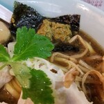 塩そば専門店 桑ばら - アワビの肝出汁中華そば 〜ヒモバター添え〜