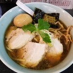 塩そば専門店 桑ばら - アワビの肝出汁中華そば 〜ヒモバター添え〜