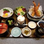 Nagoya specialty fried shrimp set