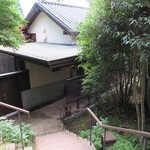 山荘無量塔 - 朝食へ向かう通路