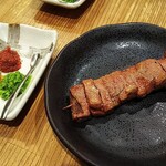 Motsuyaki Goen - 薬味とレバー（￥１５０）