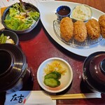 左吉 - カキフライ定食