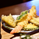 蕎麦いまゐ - 天せいろ@750円