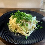 ナガタ店 - しらすと小海老と葱のパスタを