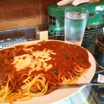 ナイアガラ - カレスパ(ミニコールスロー付き) 900円、大森券 200円、タイムサービスでドリンクが