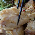 キュル・ド・サック - 若鶏もも肉のソテー　カレークリームソース