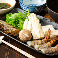 大分県産姫島　車海老しゃぶ（一人前）