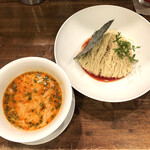 創作麺工房 鳴龍 - 「担担つけ麺」980円