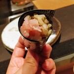 鮓 きずな - トロタク巻き