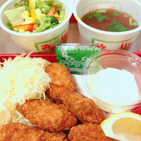 魚竹 - カキフライ定食¥1,200税込