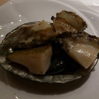 翔 - コースの鮑ステーキ