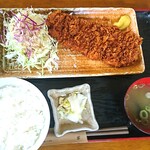 まるいち亭 - 「とんかつ定食」②