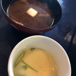 いしざき - どのランチにもつく最強赤出汁＆茶碗蒸し◎