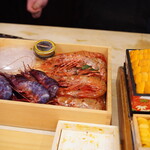 三笠鮨 - "富山鰕（とやまえび。=ぼたんえび）"