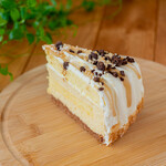 洋菓子の森 MIGNON－みによん - 【メイプルレアチーズ】ミルクチョコとプラリネとバターで作った土台の上にスポンジとメイプルシュガー入りのレアチーズムース