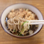 Ogu soba - 麺リフト失敗…