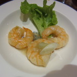 萬珍樓 - エビの炒め物