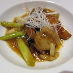 萬珍樓 - かぼちゃと鶏肉炒め